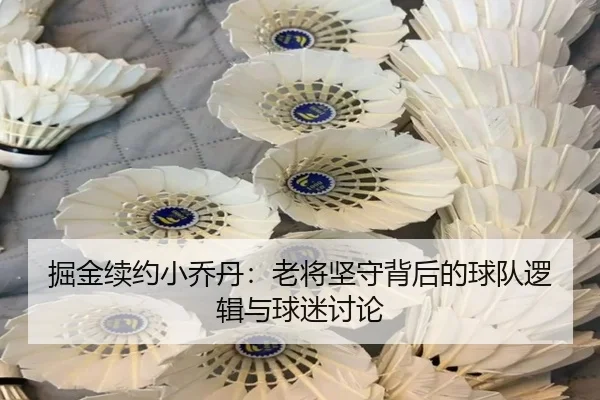 掘金续约小乔丹：老将坚守背后的球队逻辑与球迷讨论